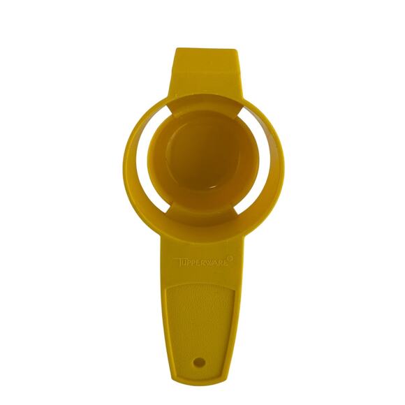 Tupperware Yellow Egg Separator 779-11 and Small Colander Strainer 1200-4 - Picture 7 of 10